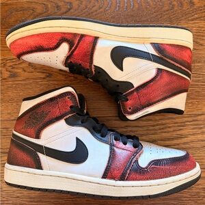 Air Jordan 1 Mid ‘Wear-Away Chicago’